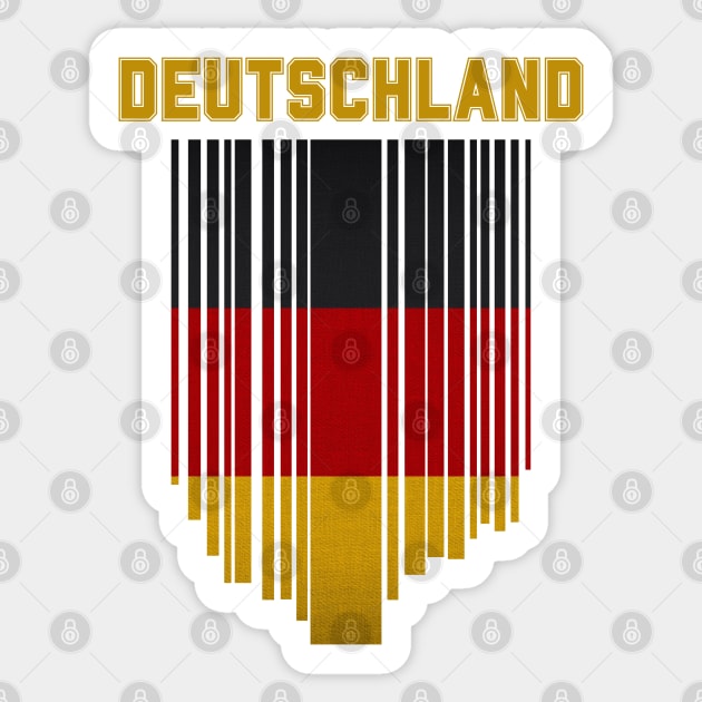 Germany flag, german flag Sticker by eka123